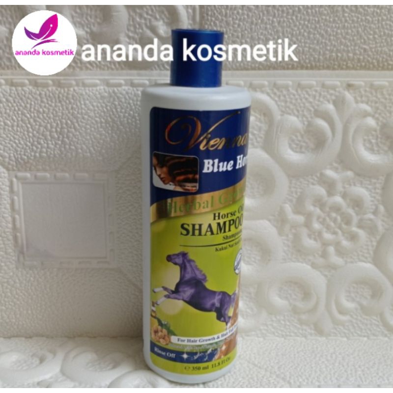 Shampoo kuda Vienna 350ml herbal growth penumbuh rambut