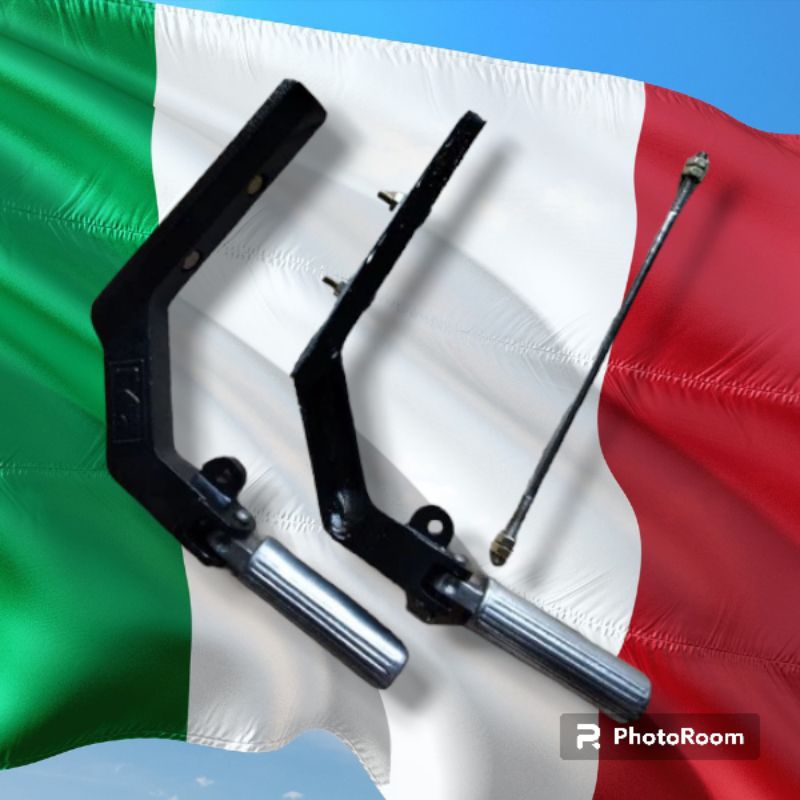 footstep foostep lipat vespa hitam