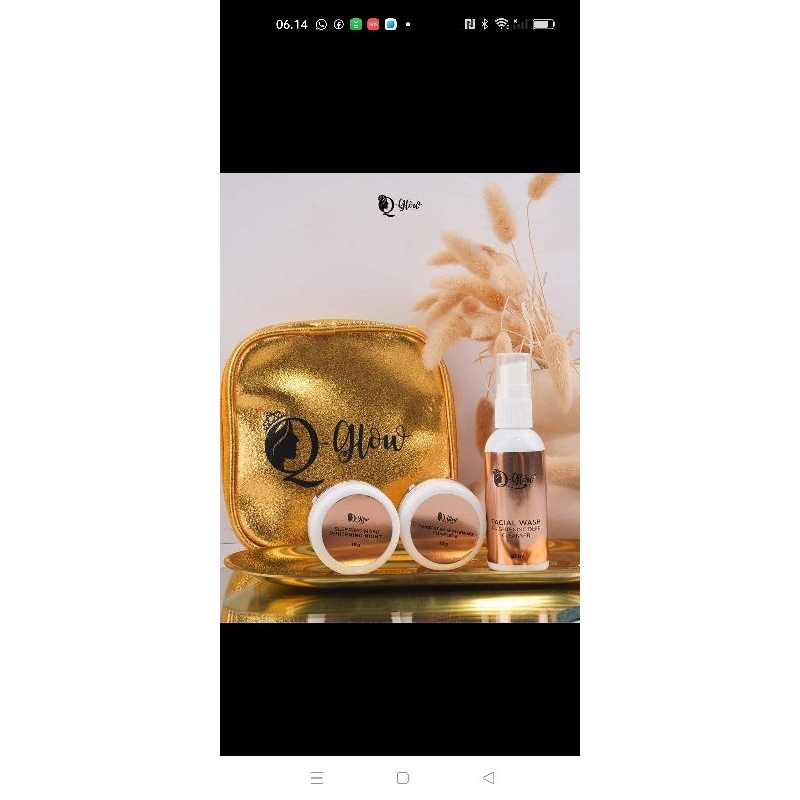 q glow SKINCARE. .