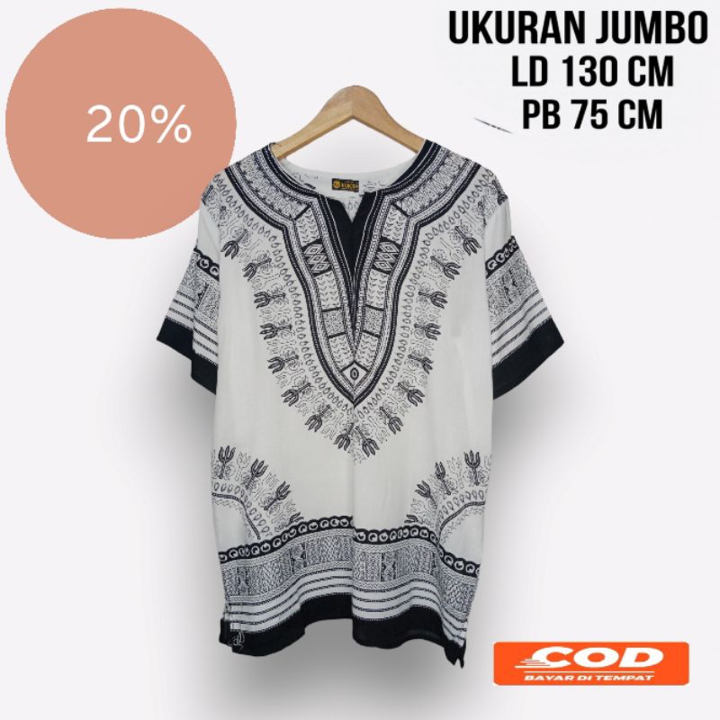Terlaris Baju kaos dashiki ukuran jumbo kaos Afrika jumbo baju Bangkok kaos santai pria wanita