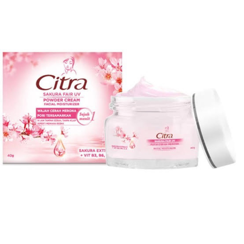 CITRA MOISTURIZER SAKURA CREAM & ACNE CREAM 40G - CITRA MOIST