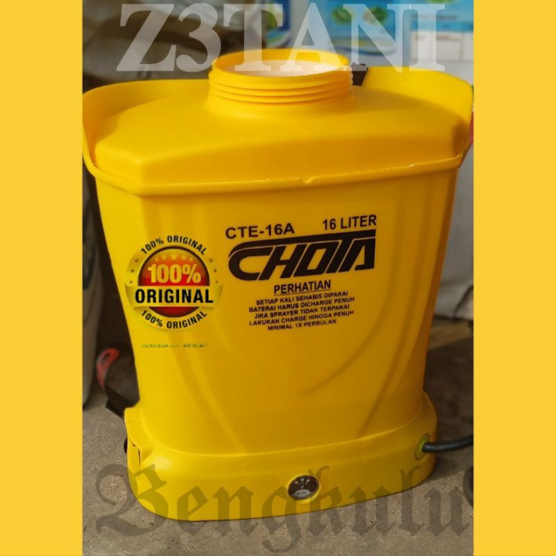 Sprayer CHOTA Model CTE -16A 8A/16L Original Pabrikan
