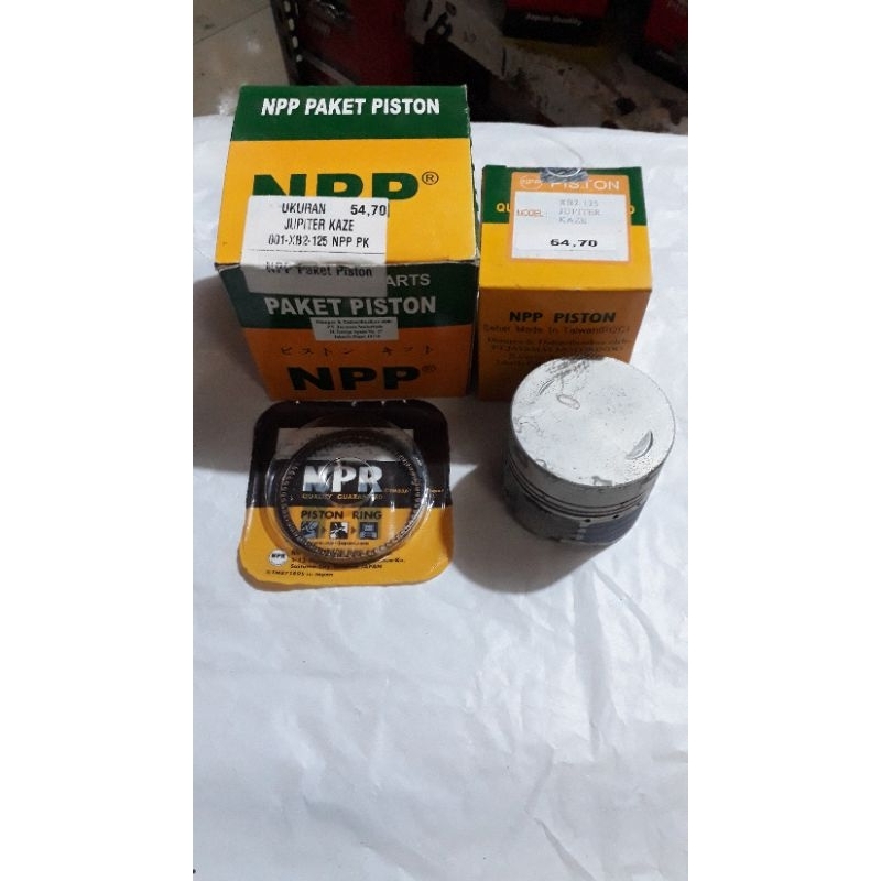 paket Piston seher Kit Jupiter Kaze pin 13 ukuran 54,70 mentah NPP