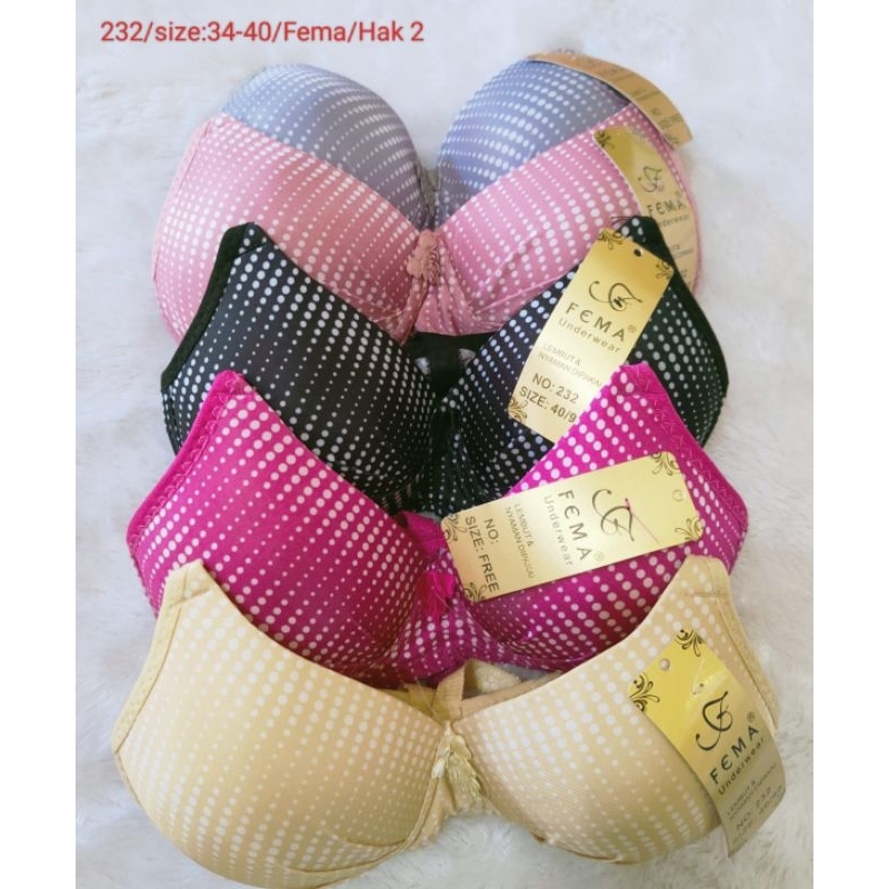 BH/bra Fema size 34-40 Tanpa kawat Hak 2