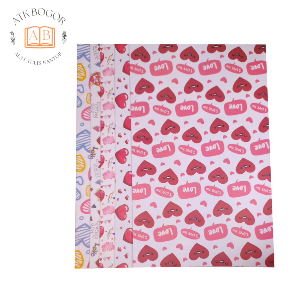 

Kertas Kado HVS Squezzy Gift Wrap - Isi 1 Pack / 50 Lembar