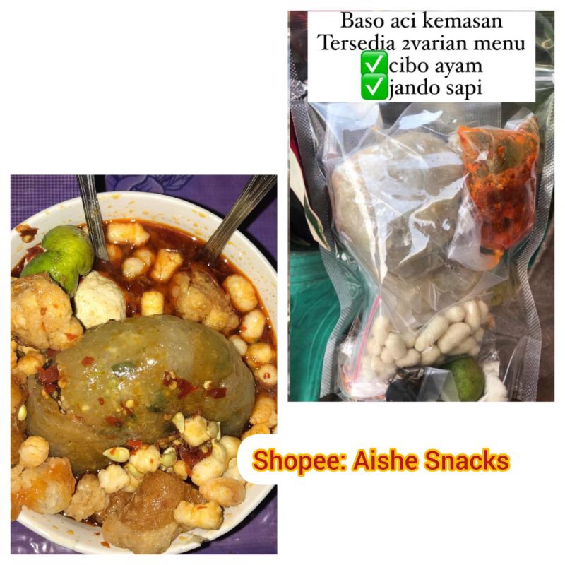 

Baso Aci Jumbo / Boci isi Ayam Seuhah & Boci Isi Jando Sapi