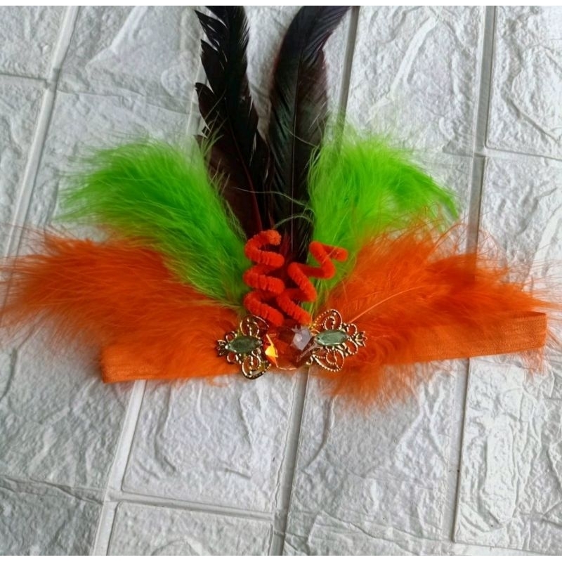 bandana bulu aksesoris kepala