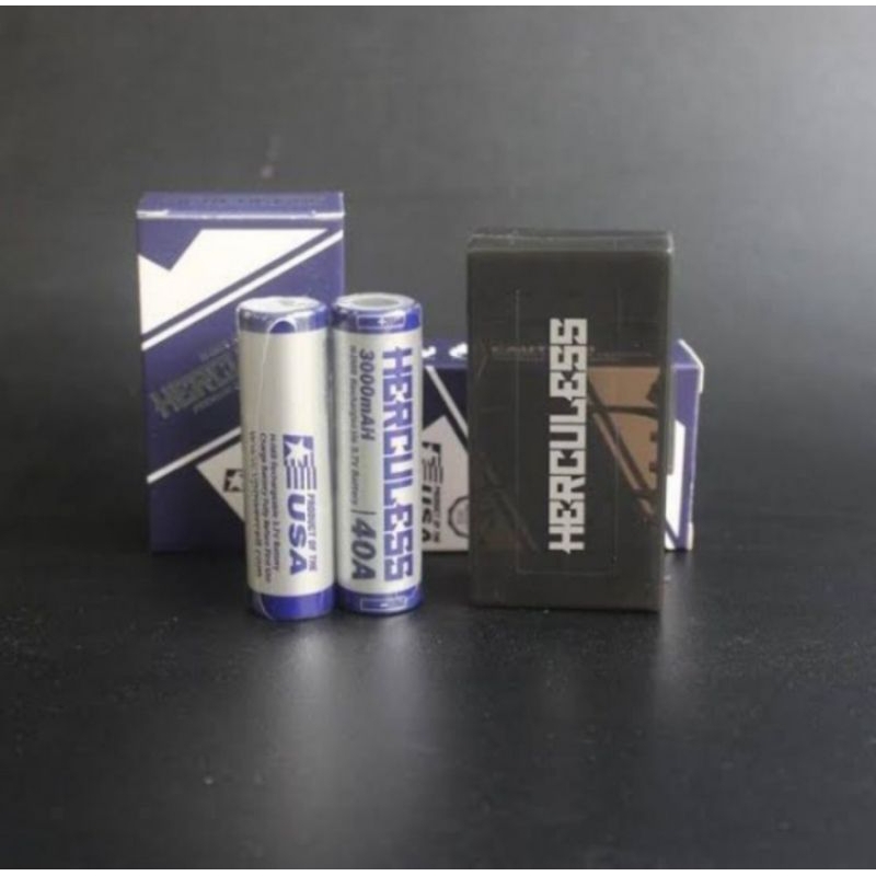 Batrai hercules batrayy 3000mah original imr 18650 harga per 1 pcs