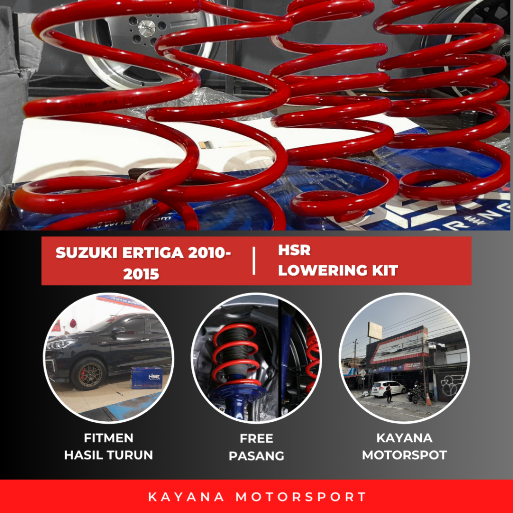 Per Ceper Mobil Ertiga LOWERING KIT HSR Buat Ertiga Per Anti LImbung