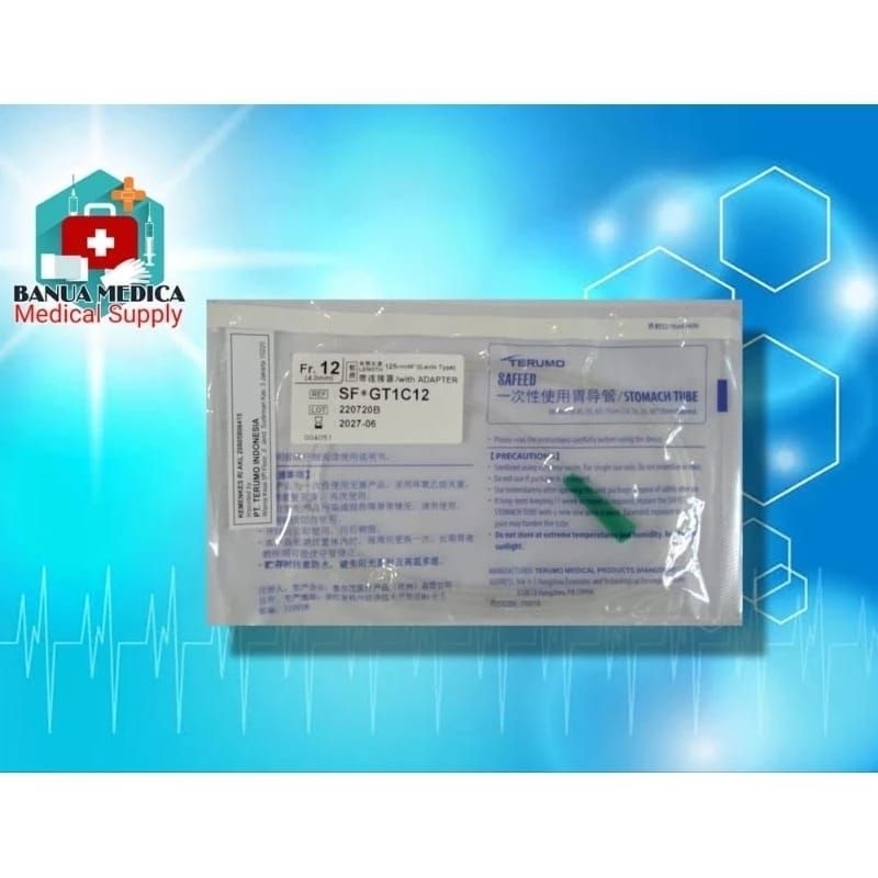 NGT Terumo Stomach Tube NGT Fr12 / Fr14 / Fr16 / Fr 18 Harga satuan