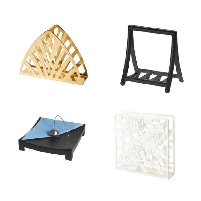 Aneka macam Napkin Holder (Tempat serbet / tisu makan)