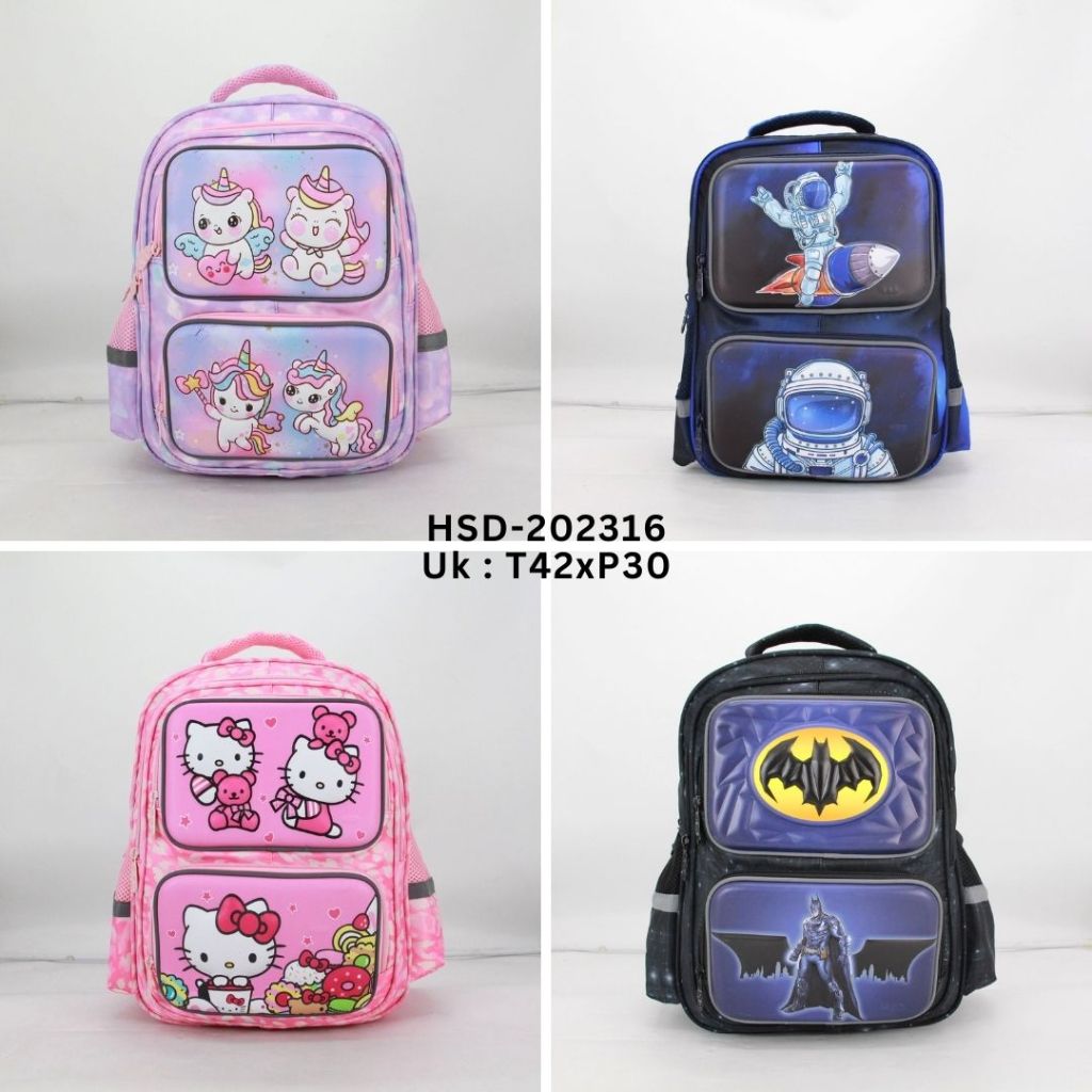 Ransel Sekolah Anak Tas ransel TK Astronot - Elsa - Mickey