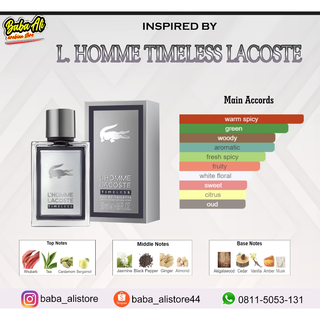Lacostimeless Baba Ali Parfum