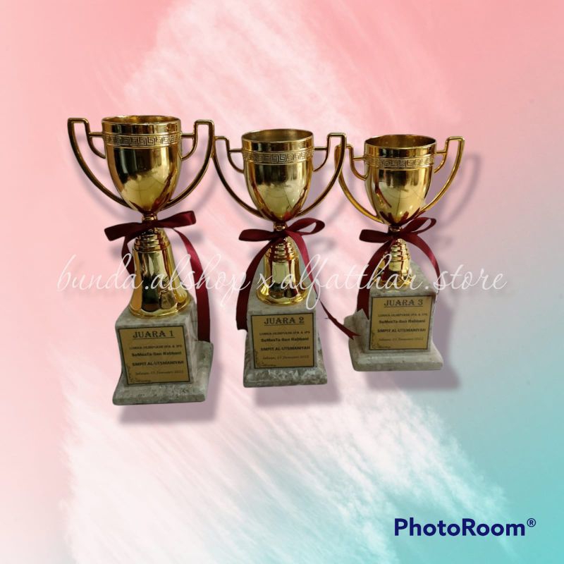 piala set cup marmer