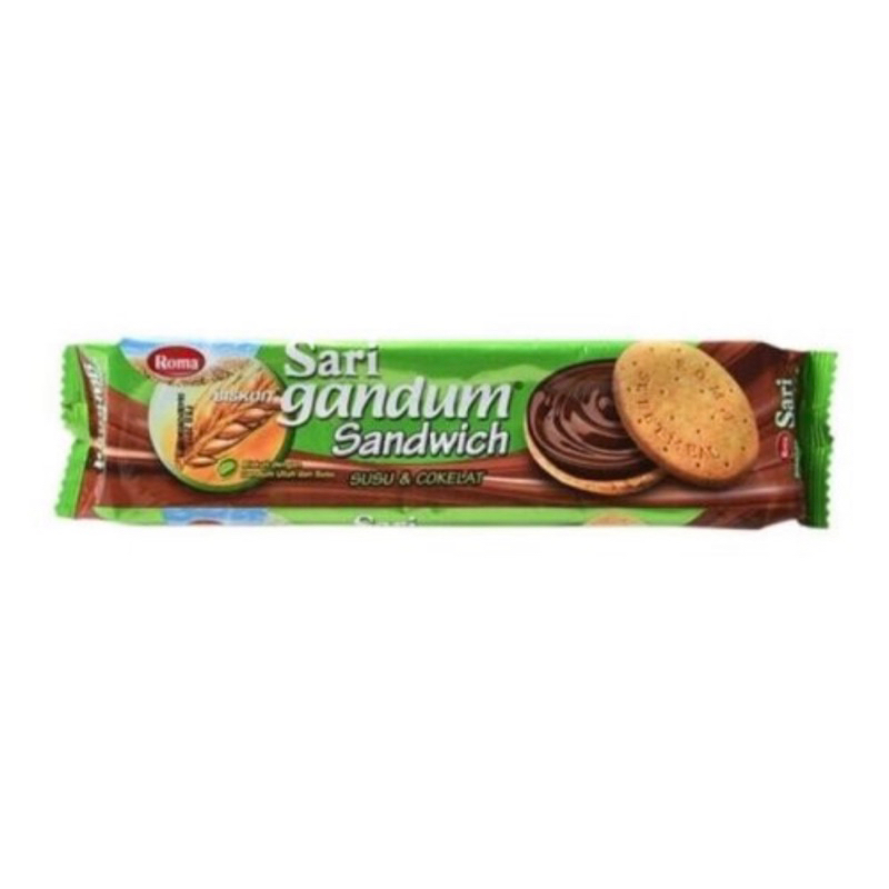 

Roma Cokelat Biskuit Sari Gandum 108g