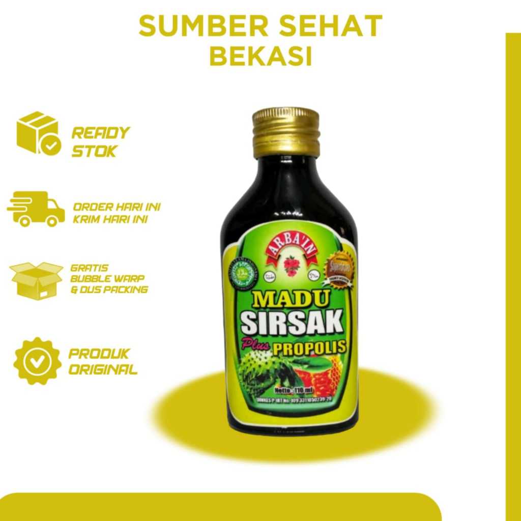 

Madu Sirsak Propolis Arba'in 250ml