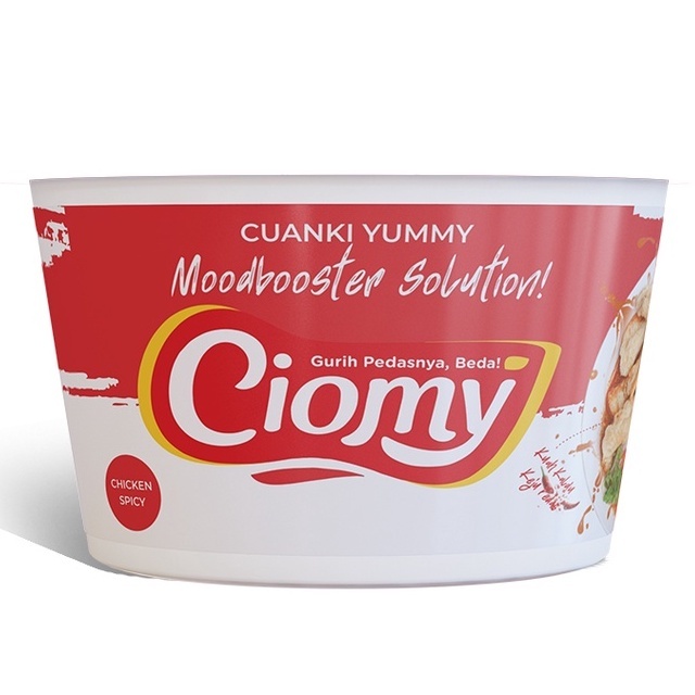 Ciomy Cuanki Yummy Makanan Viral KAI Kereta Api Non MSG Rasa Cheese Spicy & Chicken Spicy-Chicken Spicy