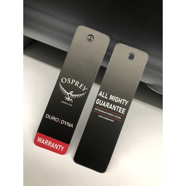 

OSPREY LABEL HANG TAG SUPER PREMIUM CO 1X DIKIRIM 120PCS