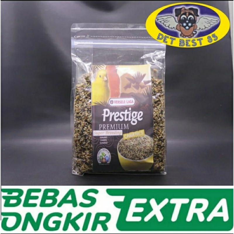 Prestige Premium Kenari 1kg Canaries Super Breeding Makanan Burung Kenari