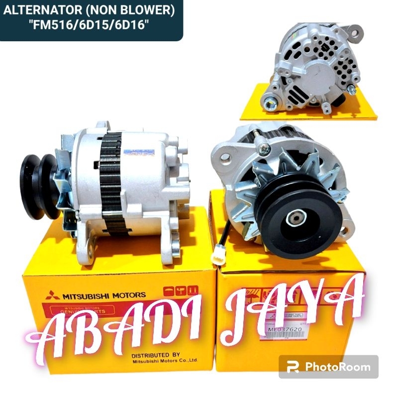 ALTERNATOR DINAMO AMPERE CAS FUSO PS190 FM516 6D15 6D16 ORIGINAL MITSUBISHI