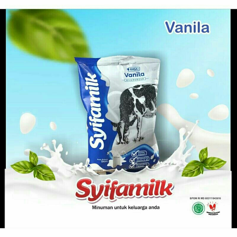 

Syifamilk skim vanila 350 gram