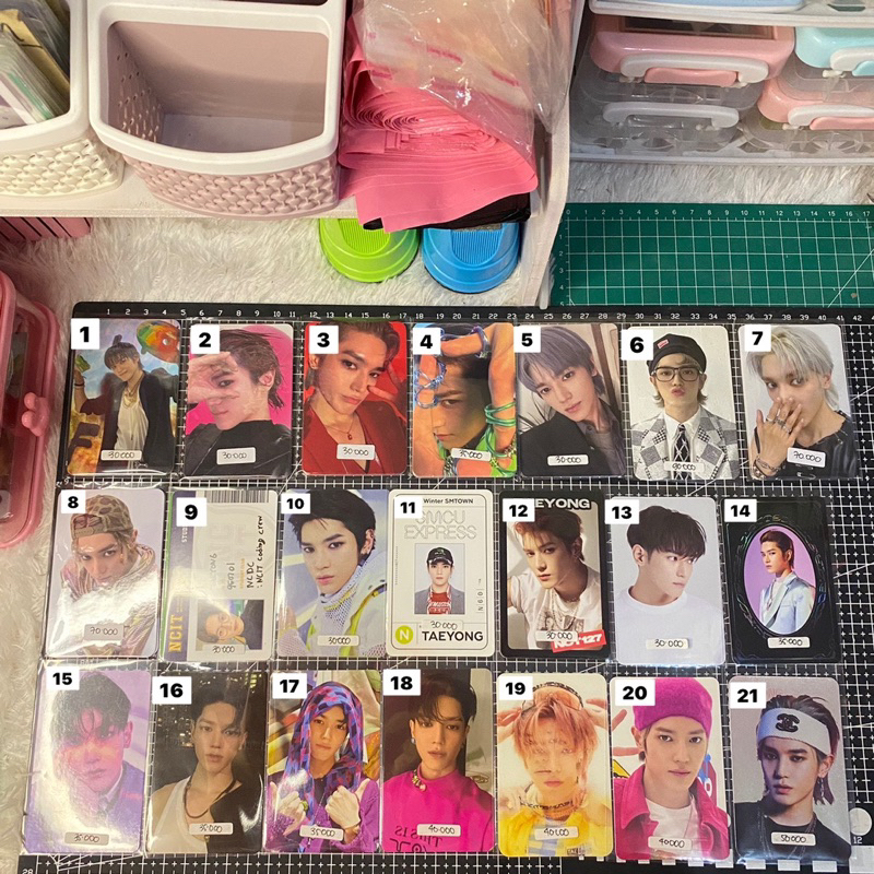 PHOTOCARD TAEYONG NCT OFFICIAL