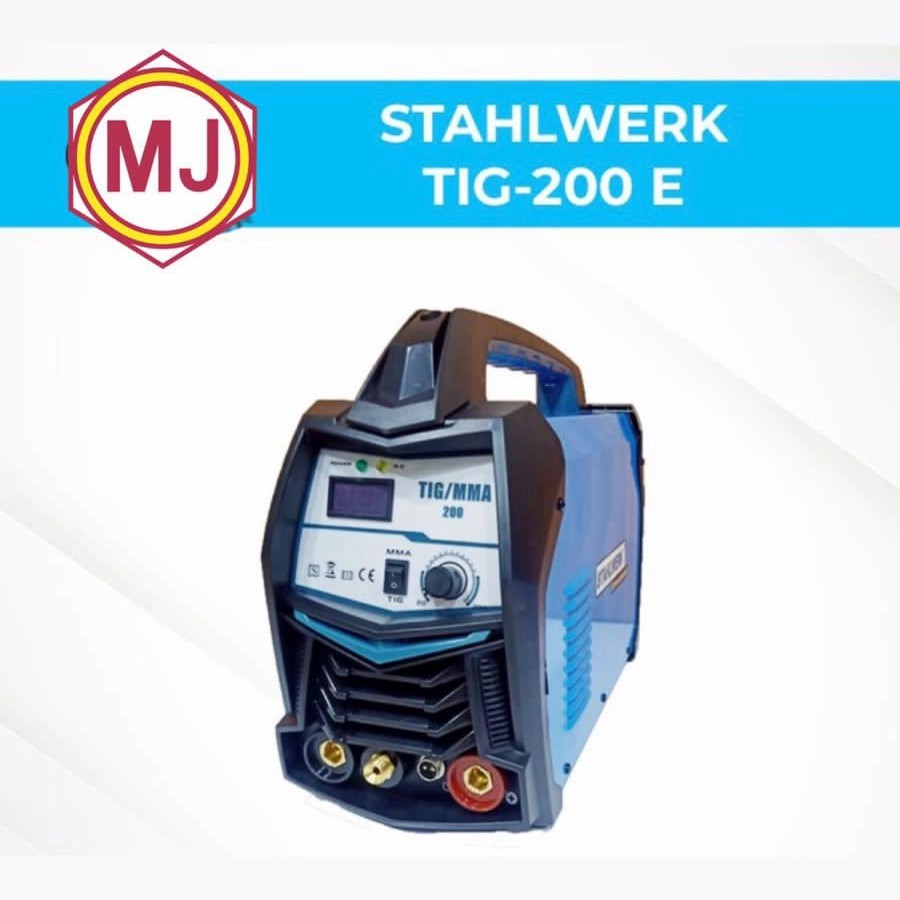 MESIN LAS ARGON STAHLWERK TIG - 200E | MESIN LAS TIG + MMA DC