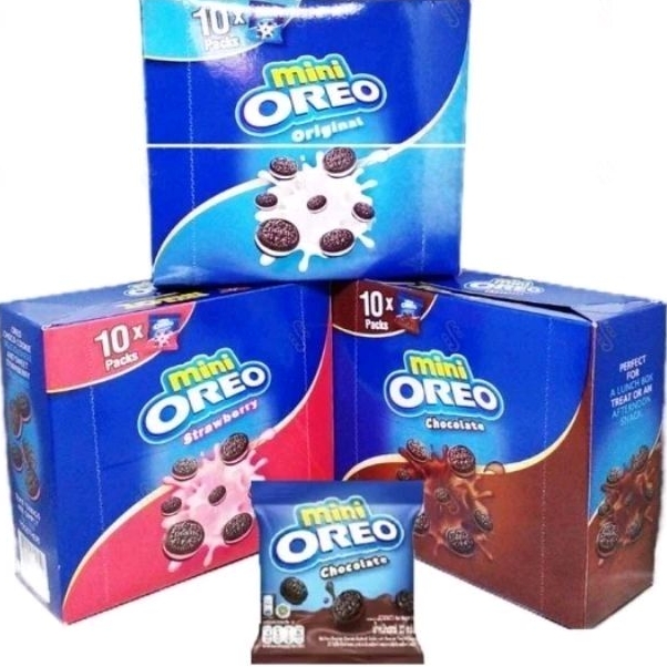 

OREO MINI VARIAN RASA ISI 10 PCS / BEKAL ANAK SEKOLAH / JAJANAN ANAK / HARGA GROSIR / MURAH