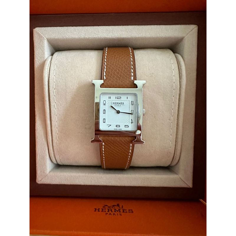 ORIGINAL Hermes H Hour Gold Watch