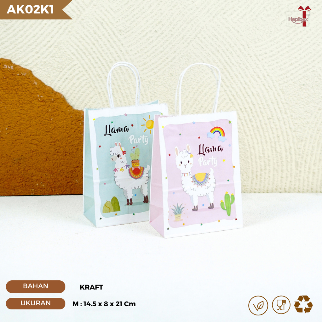 

aper Bag Goodie Bag Tas Kado Hadiah Pesta Ulang Tahun Anak Karakter | AK02K1