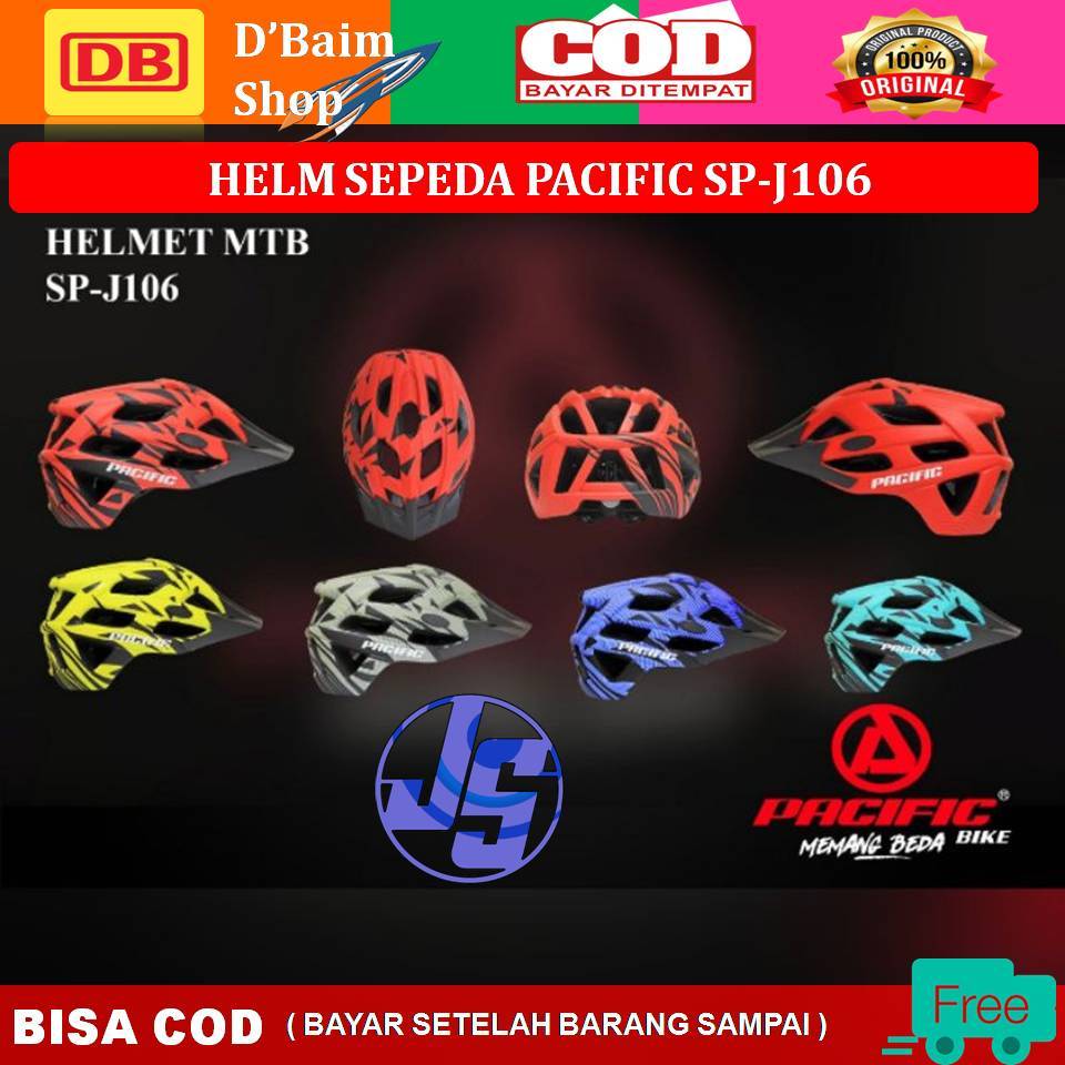 Terlaris Helm Sepeda Pacific Sp-J106 Helem Sepeda Dewasa