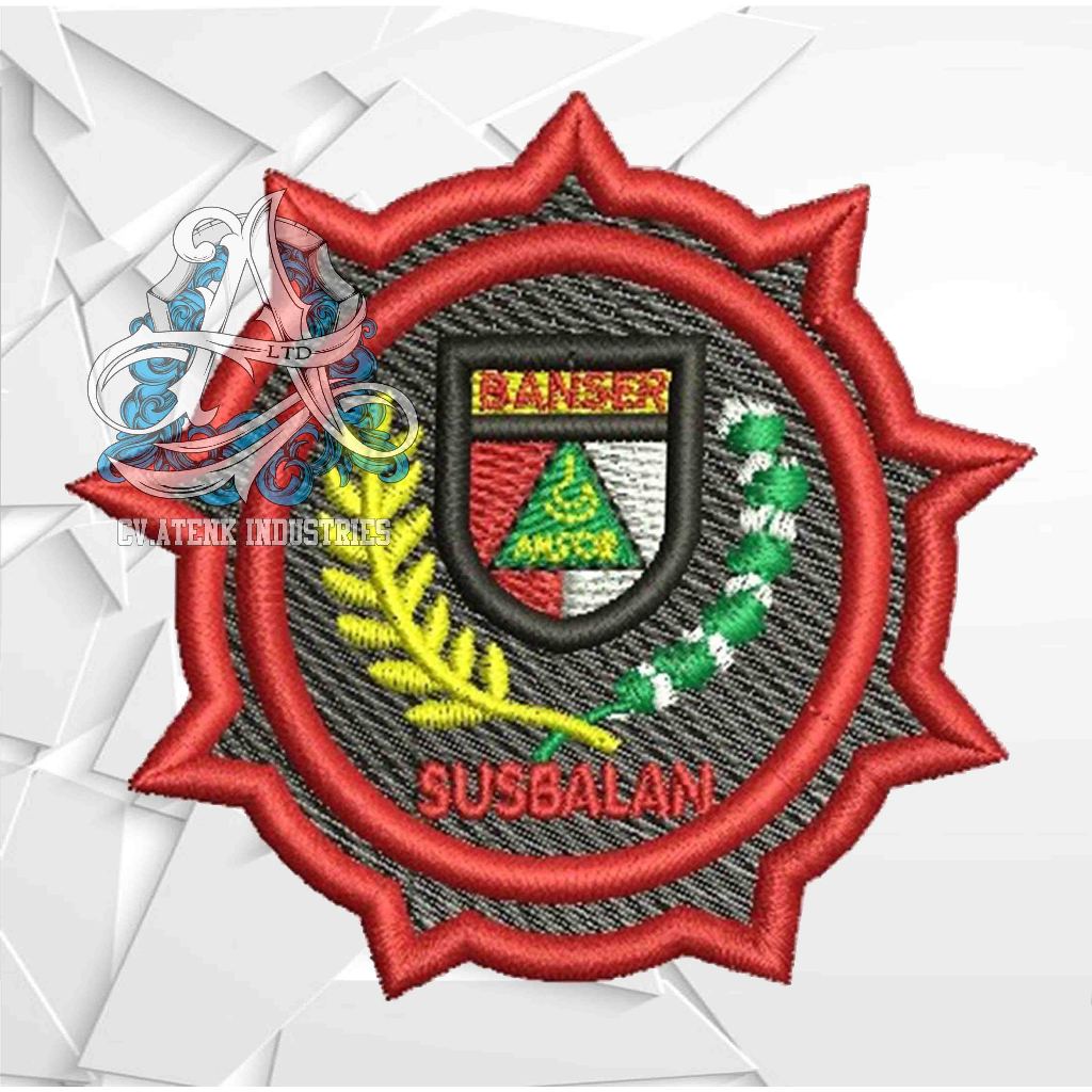 bed bordir timbul banser SUSBALAN
