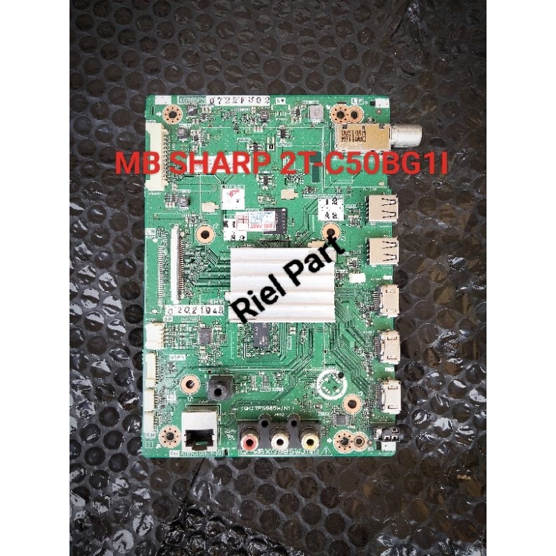 MB - MAINBOARD - MOBO - MODUL - MOTHERBOARD - MESIN TV LED SHARP 2T-C50BG1I - C50BG1I - 50BG1I