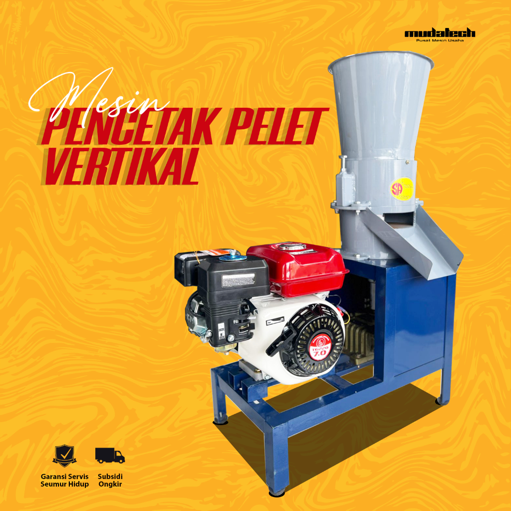 Mesin Cetak Pelet Vertikal Alat Pencetak Pelet