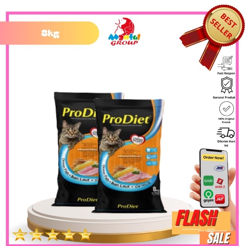 Makanan Kucing ProDiet Ocean Fish 8kg