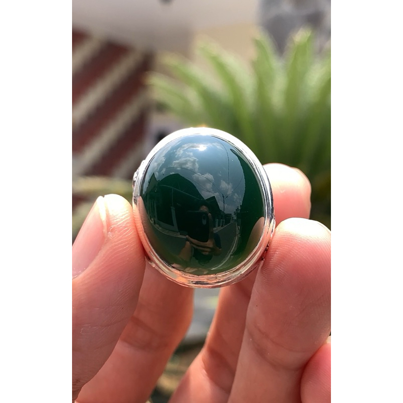 Batu Hijau Garut Batu Hijau Botol Garut Antik Langka ( Berikut Memo IGS )