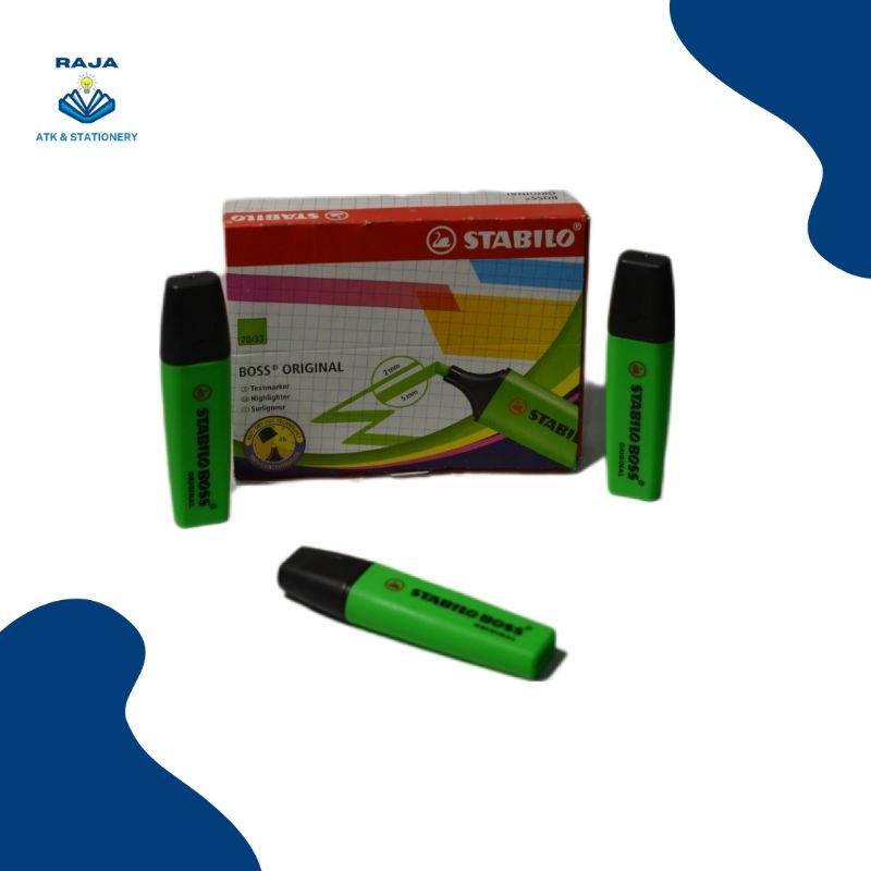 

Stabilo Hijau / Stabilo Boss Highlighter Original