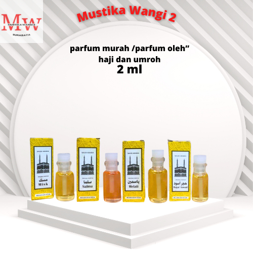 (satuan)PARFUM MURAH 2ML PARFUM OLEH" HAJI DAN UMROH