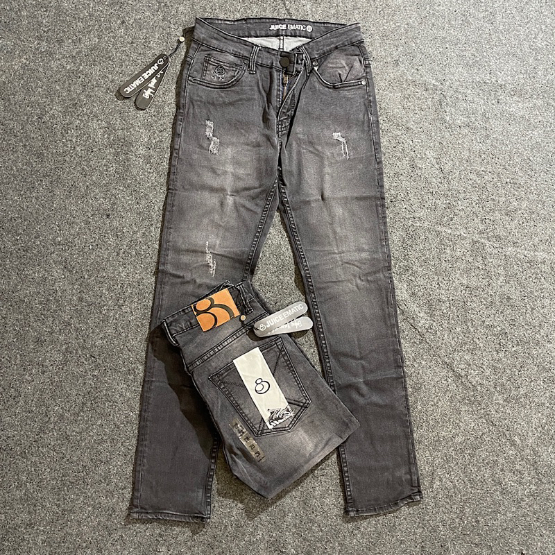CELANA PANJANG JEANS JINS JUICE EMATIC PRIA STRETCH REGULER KARET