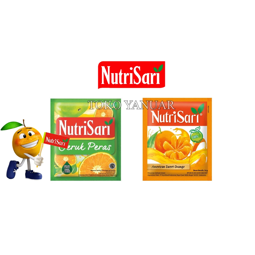 

Nutrisari Renceng 1Pak Isi @4Renceng (40 Sachet)