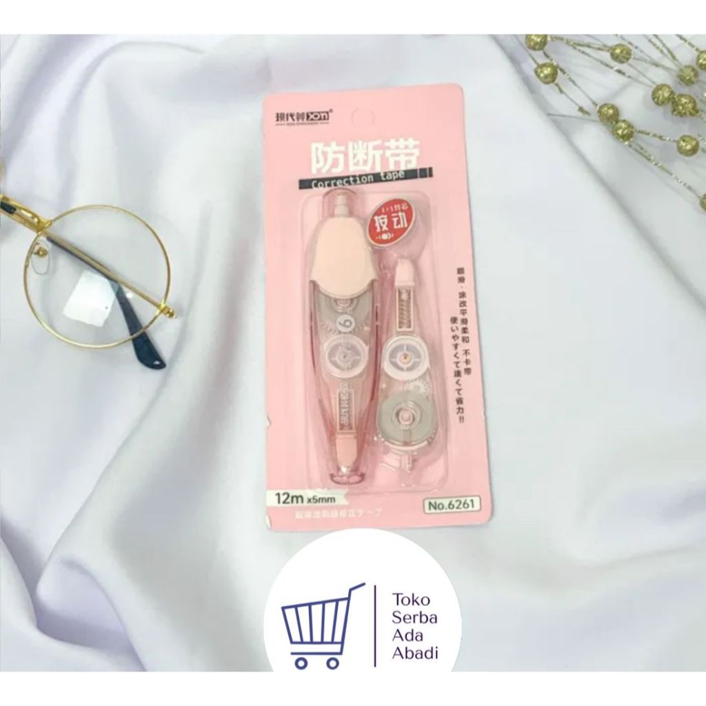 

PENGHAPUS PULPEN CAIR CORRECTION TAPE CETEK MEKANIK TIP EX KERING XDM-6261 FREE REFILL COD