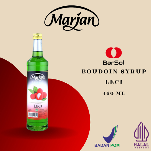 

Marjan Syrup Boudoin Lychee (Leci) 460 Ml - Barsol Indonesia