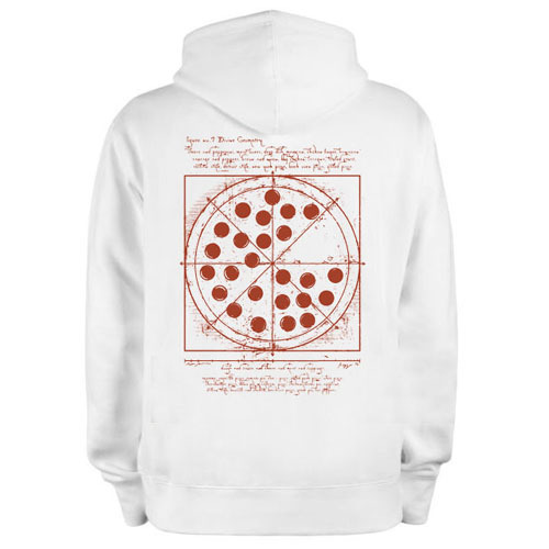 Jaket Hoodie Peter Parker Vitruvian Pizza Bahan Katun Fleece | Jaket Hoodie Jumper & Ritsleting | Bi