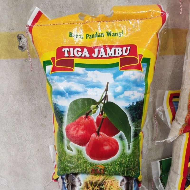 

beras cap tiga jambu 5kg