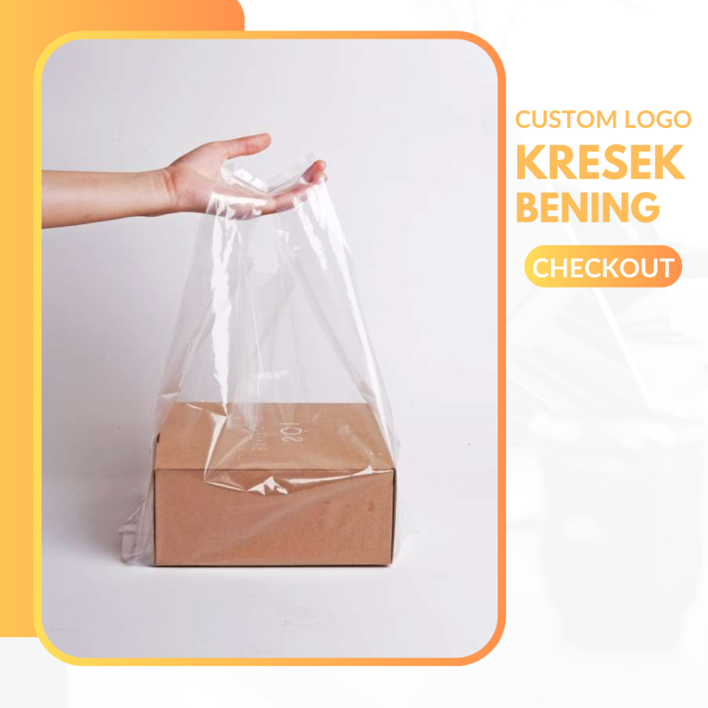 SABLON PLASTIK CUSTOM LOGOMU KRESEK PACKAGING PLASTIK
