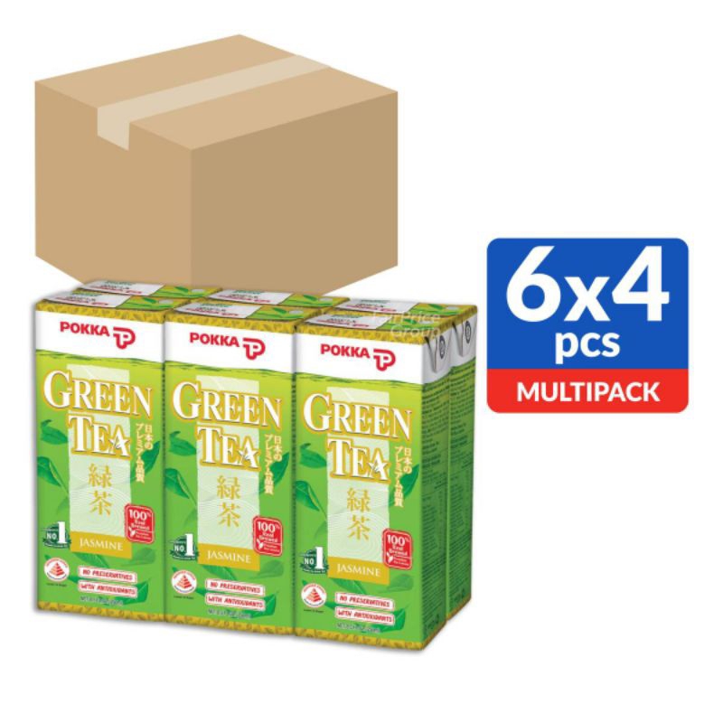 

POKKA GREEN TEA ORIGINAL DARI SINGAPORE 24 pack x250ml
