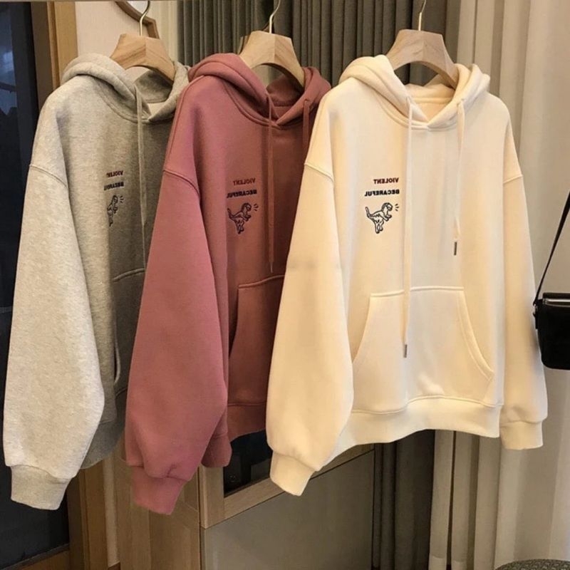 XXL BECAREFUL BORDIR SWEATER HODDIE - SWEATER HODDIE KOREAN STYLE