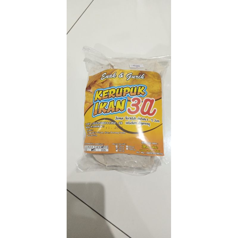 

Krupuk Ikan Khas Sumenep Madura (mentah)