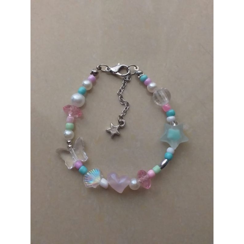 Lover beads bracelet | Beads Bracelet | Korean Beads Bracelet | Aesthetic Bead Bracelet