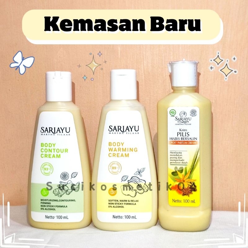 Sariayu Paket Habis Bersalin [Tapel (Body Contour) - Param (Body Warming) - Pilis (Refreshing)]